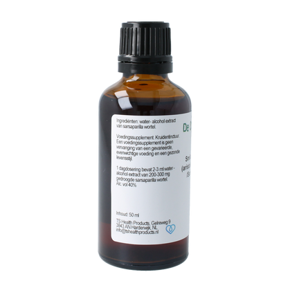 Cruydhof Smilax off rad / sarsaparilla tinctuur 50 Milliliter