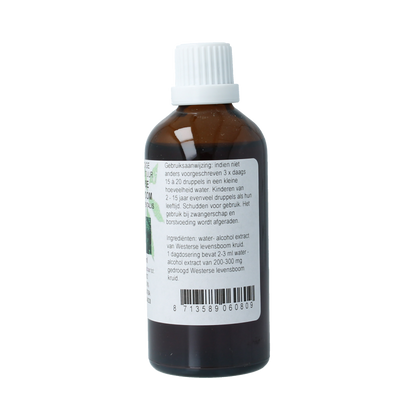 Cruydhof Thuja occidentalis / levensboom tinctuur 100 Milliliter