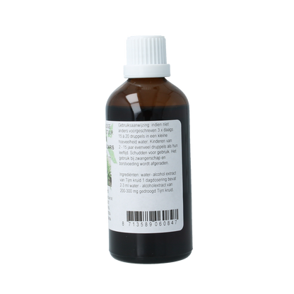 Cruydhof Thymus vulgaris herb / tijm tinctuur 100 Milliliter