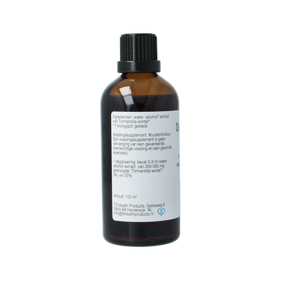 Cruydhof Tormentil wortel tinctuur bio 100.00 Milliliter