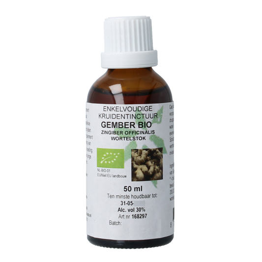 Cruydhof Zingiber officinalis rhiz/gember tinctuur bio 50 Milliliter