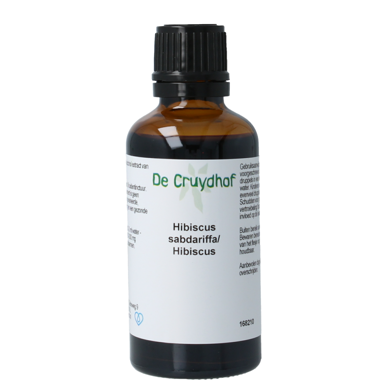 Cruydhof Hibiscus sabdariffa / hibiscus flor tinctuur 50 Milliliter