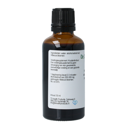 Cruydhof Hibiscus sabdariffa / hibiscus flor tinctuur 50 Milliliter
