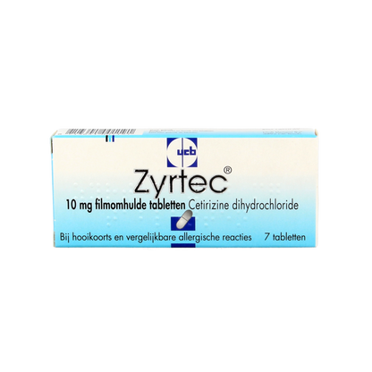Zyrtec Cetirizine dihydrochloride 7 Tabletten
