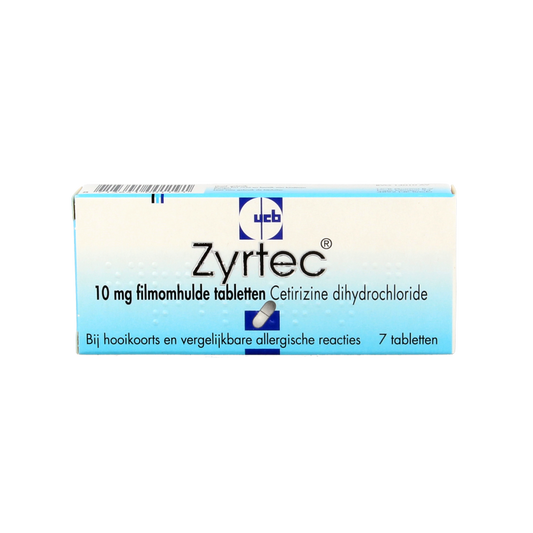 Zyrtec Cetirizine dihydrochloride 7 Tabletten