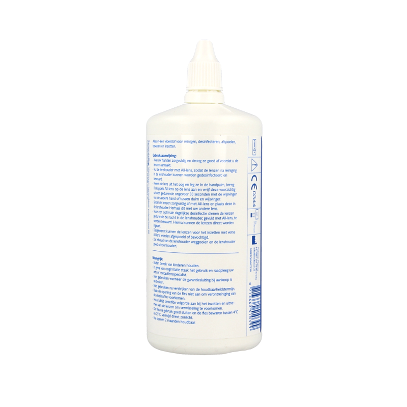 All Lens Alles-in-een contactlenzenvloeistof - alle lenzen 250 Milliliter