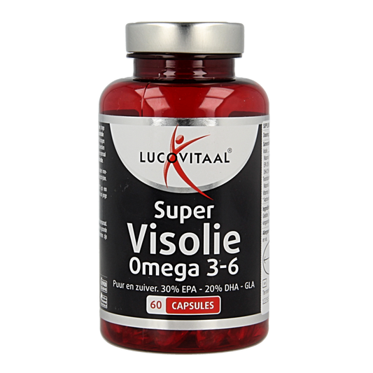 Lucovitaal Super visolie omega 3-6 60 Capsules