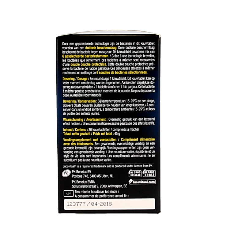 Lucovitaal Probiotica 30 Kauwtabletten