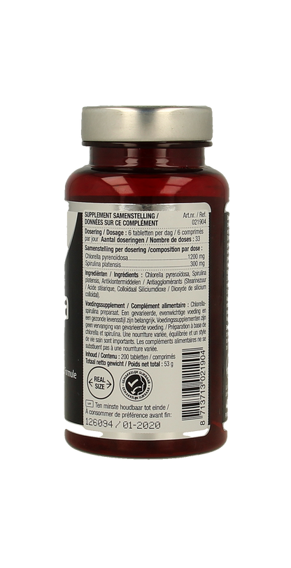 Lucovitaal Chlorella spirulina 200.00 Tabletten