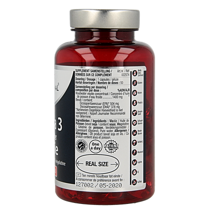 Lucovitaal Koudwater visolie puur omega 3 50 Capsules