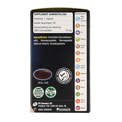 Lucovitaal CBD 10mg forte 30 Capsules
