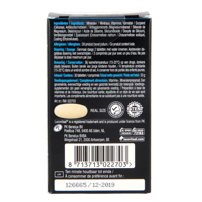 Lucovitaal Magnesium vitaminen mineralen compleet 30.00 Tabletten