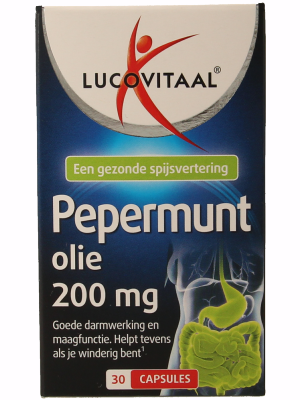 Lucovitaal Pepermuntolie 30 Capsules