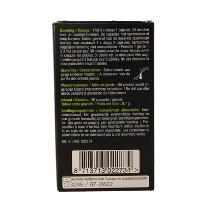 Lucovitaal Pepermuntolie 30 Capsules