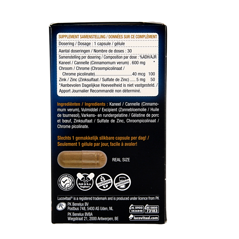 Lucovitaal Bloedsuikerspiegel 30 Capsules