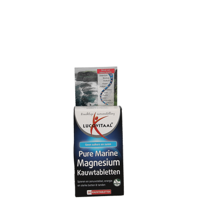 Lucovitaal Pure marine magnesium 30.00 Kauwtabletten