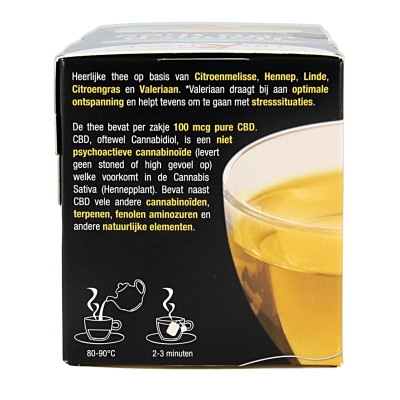 Lucovitaal Hennep CBD thee 20 Zakjes