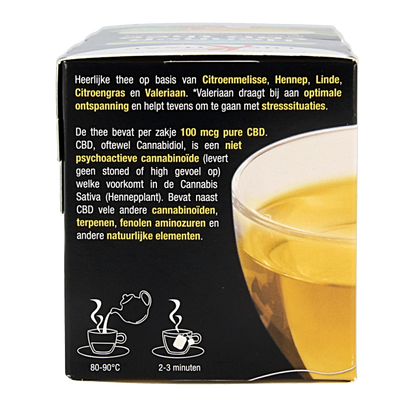 Lucovitaal Hennep CBD thee 20 Zakjes