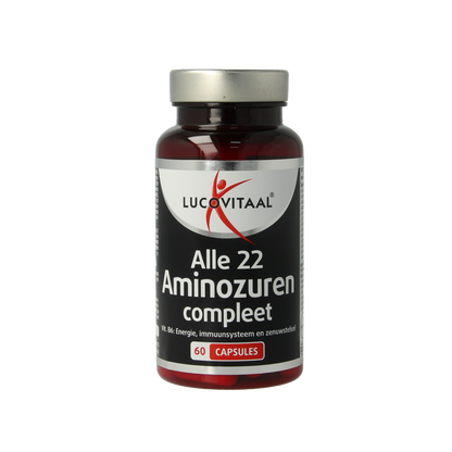 Lucovitaal Alle 22 aminozuren compleet 60 Capsules