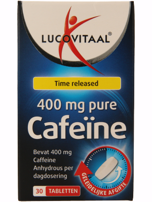 Lucovitaal Pure cafeine 30 Tabletten