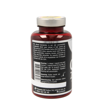 Lucovitaal Cannabidiol CBD 20mg 90 Capsules