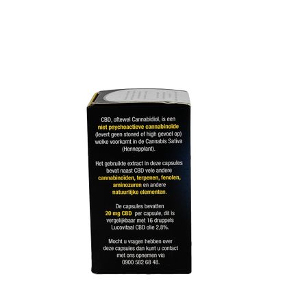 Lucovitaal Cannabidiol CBD 20mg 30 Capsules