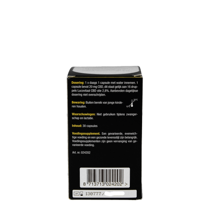 Lucovitaal Cannabidiol CBD 20mg 30 Capsules