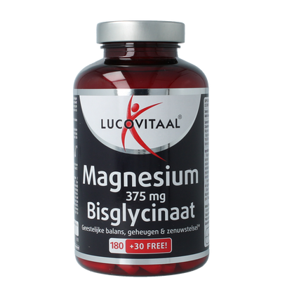 Lucovitaal Magnesium bisglycinaat 375mg 210 Tabletten