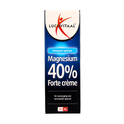 Lucovitaal Magnesium 40% forte creme 75.00 Gram