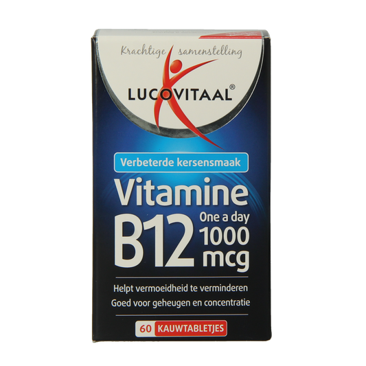 Lucovitaal Vitamine B12 1000mcg 60.00 Kauwtabletten
