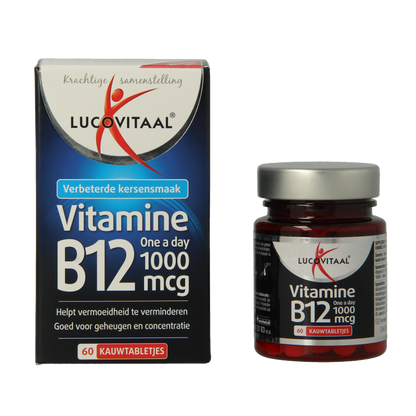 Lucovitaal Vitamine B12 1000mcg 60 Kauwtabletten