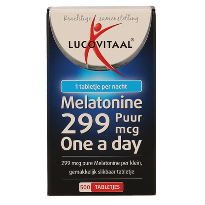 Lucovitaal Melatonine puur 0.299mg 500.00 Tabletten