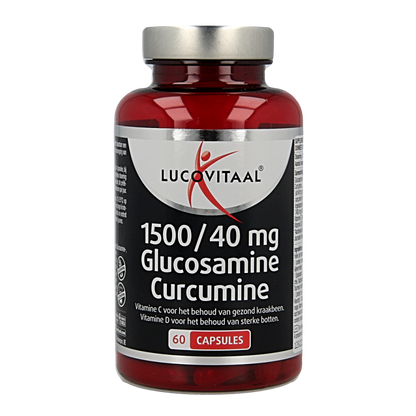 Lucovitaal Glucosamine & curcumine 1500/40mg 60 Capsules