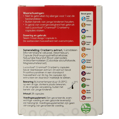 Lucovitaal CranMad 28 Capsules