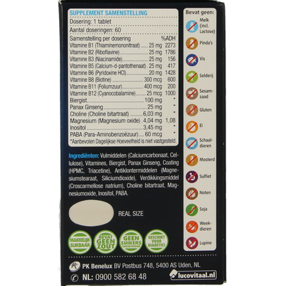 Lucovitaal Vitamine B complex forte 60 Tabletten