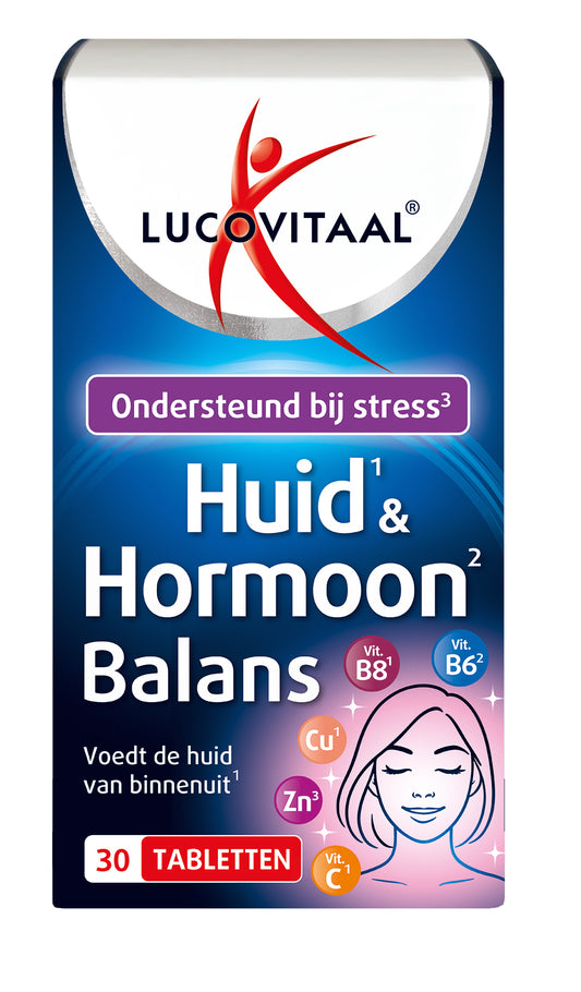 Lucovitaal Huid & Hormoon balans 30 Tabletten