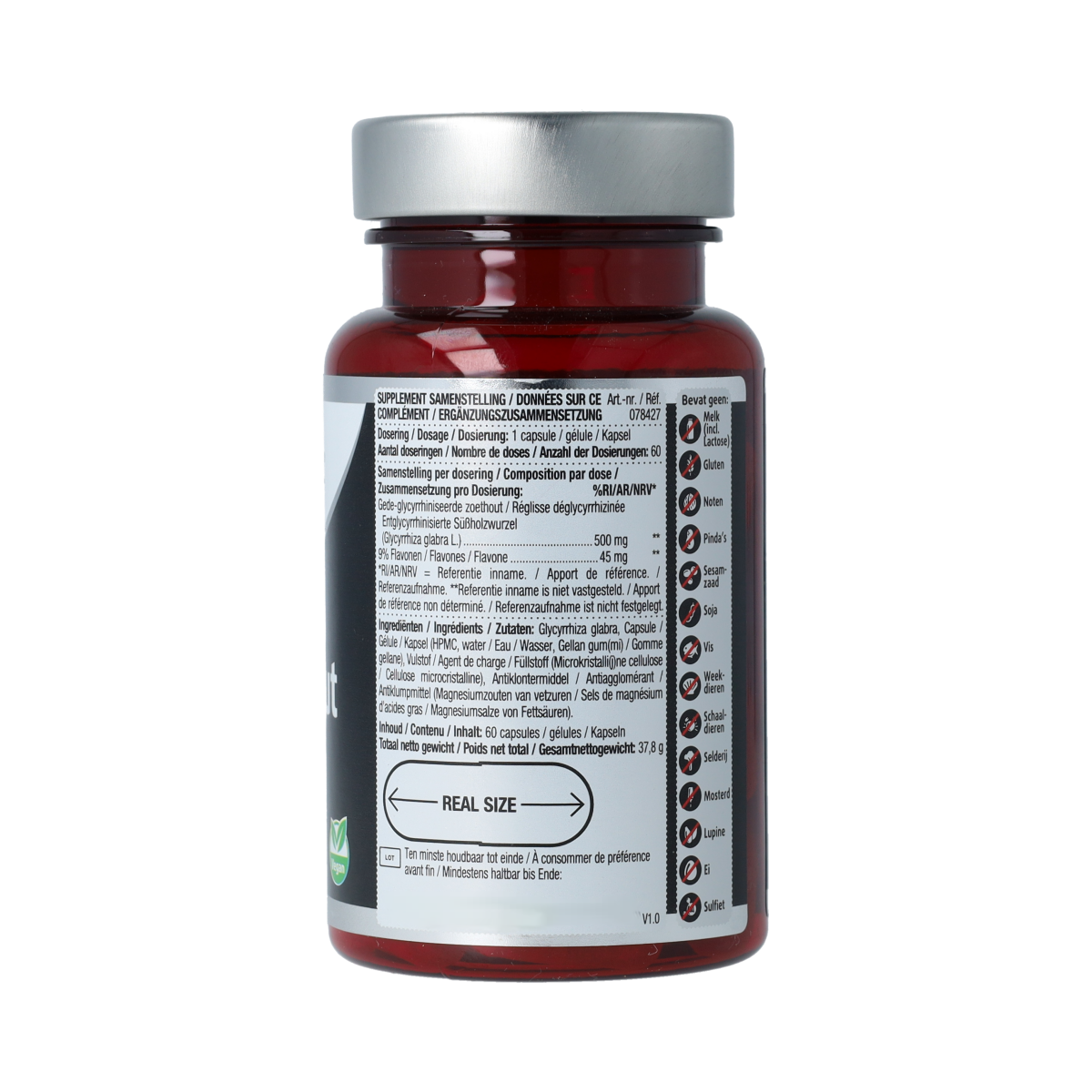 Lucovitaal Zoethout DGL 100%  60.00 Capsules
