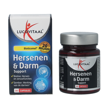 Lucovitaal Hersenen & darm support Bioticomel 30 Capsules