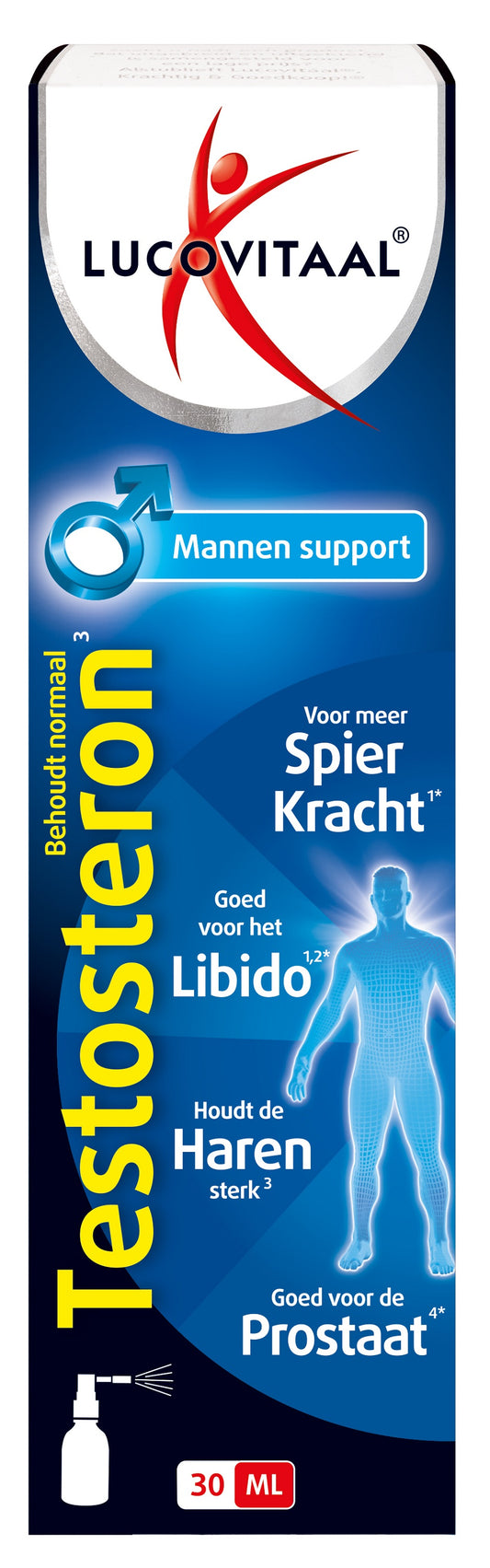 Lucovitaal Testosteron man support spray 30 Milliliter