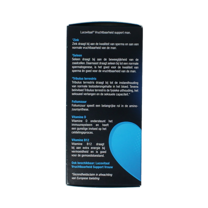 Lucovitaal Vruchtbaarheid support man 60 Tabletten