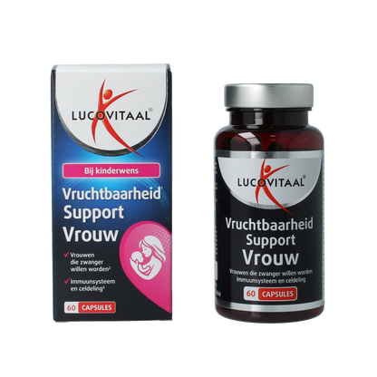 Lucovitaal Vruchtbaarheid support vrouw 60 Capsules