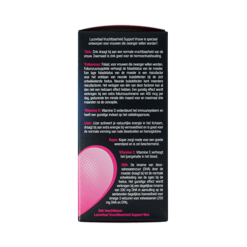 Lucovitaal Vruchtbaarheid support vrouw 60 Capsules