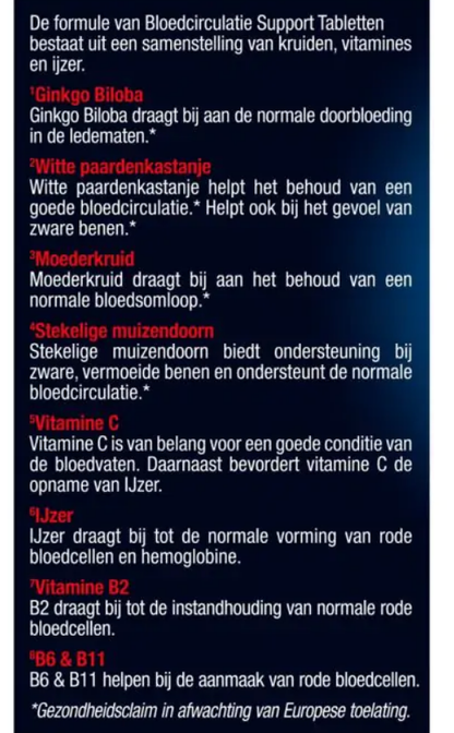 Lucovitaal Bloedcirculatie support 60 Tabletten