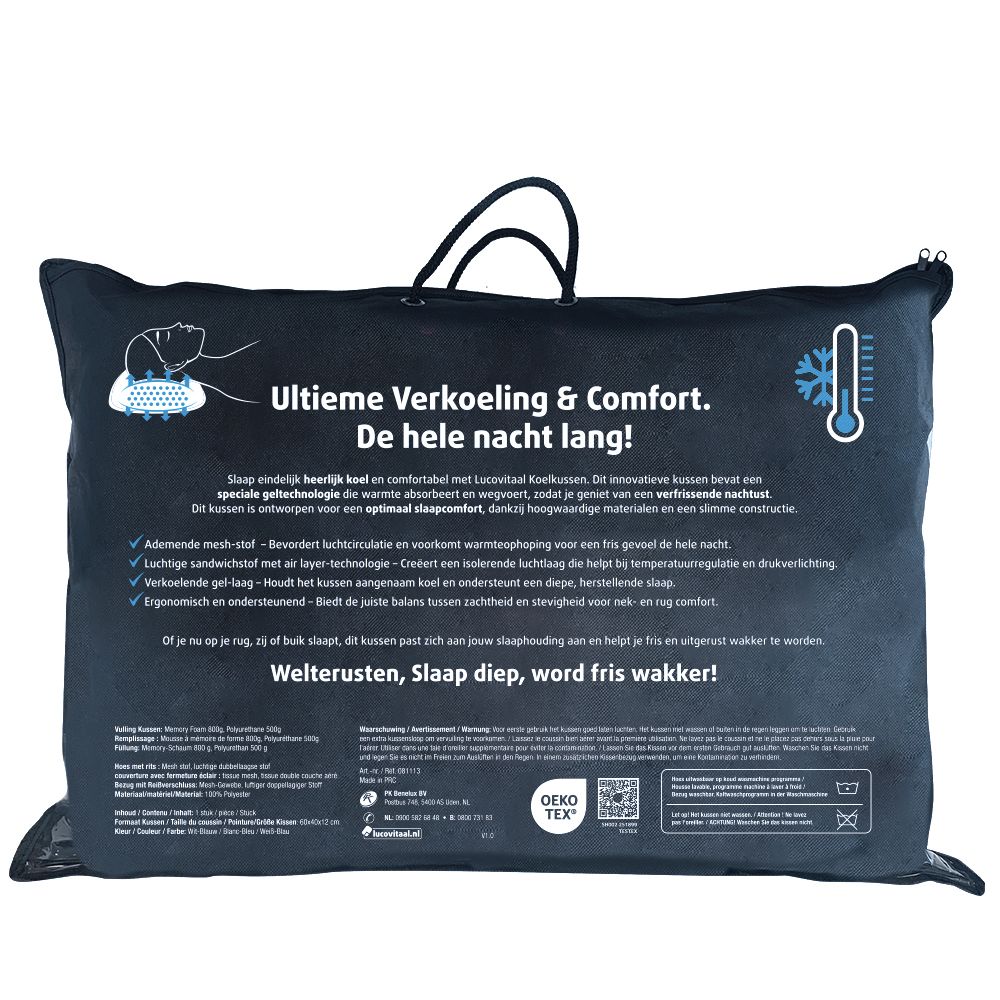 Lucovitaal Koelkussen orthopedisch 1 Stuks