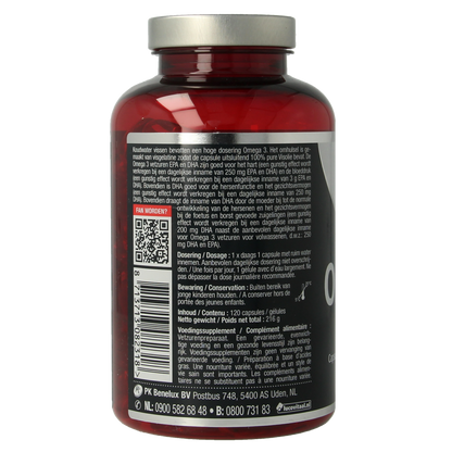 Lucovitaal Omega 3 visolie puur koudwater 120.00 Capsules