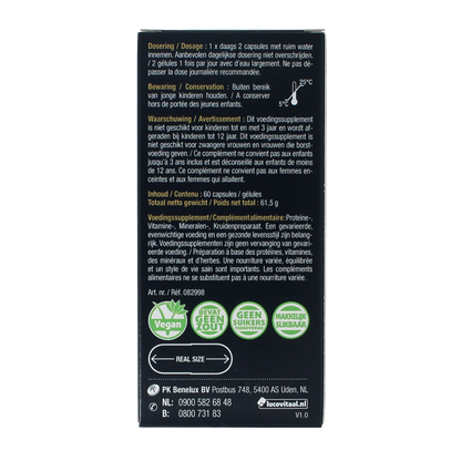 Lucovitaal Keratine complex 60.00 Capsules