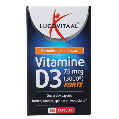 Lucovitaal Vitamine D3 75mcg 120.00 Capsules