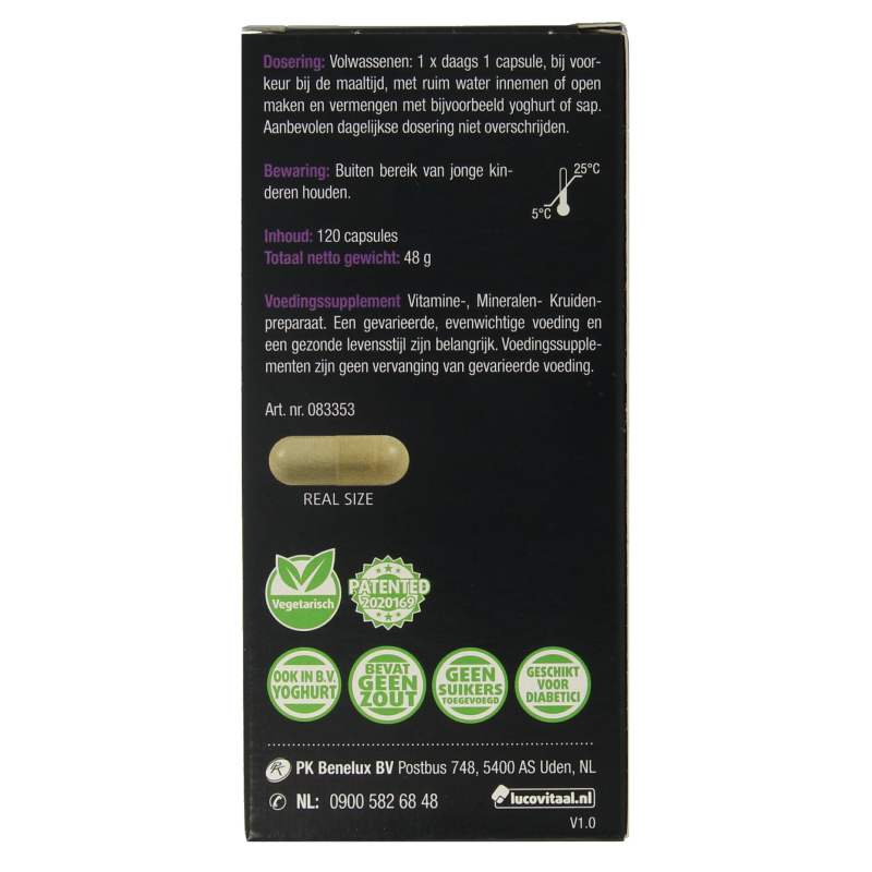 Lucovitaal Haar volume max verpakking 120 Capsules