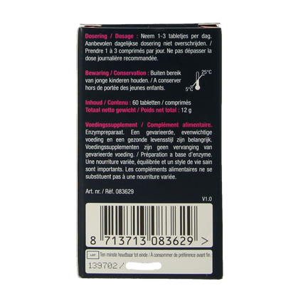 Lucovitaal Lactase 7000 FCC 60 Tabletten