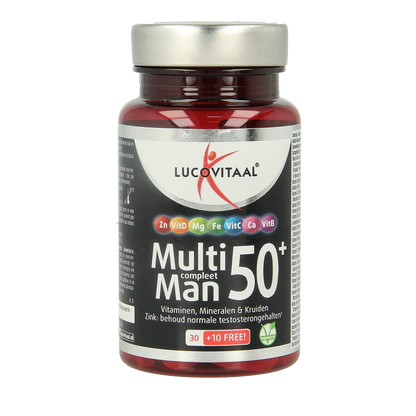 Lucovitaal Multi compleet man 50+ 40 Tabletten